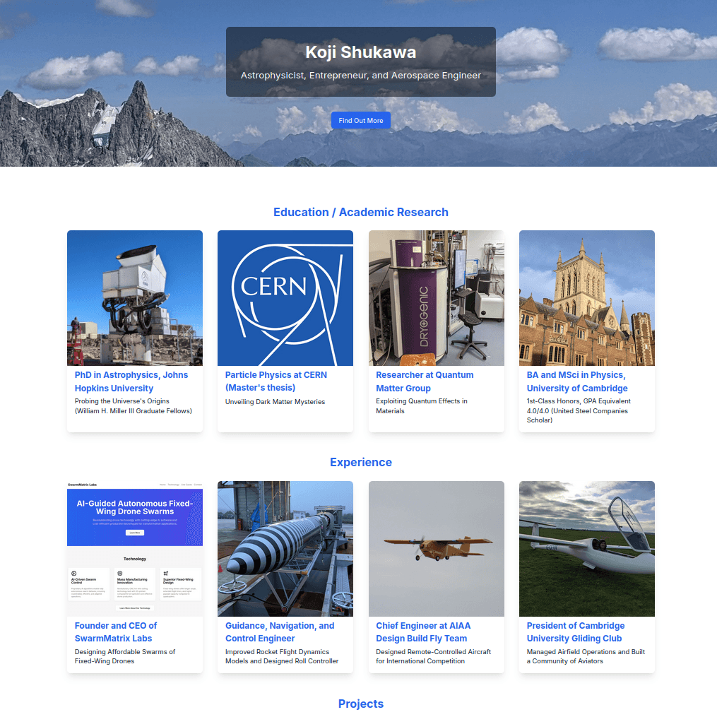 Front-End Portfolio Site